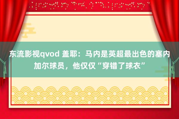 东流影视qvod 盖耶：马内是英超最出色的塞内加尔球员，他仅仅“穿错了球衣”